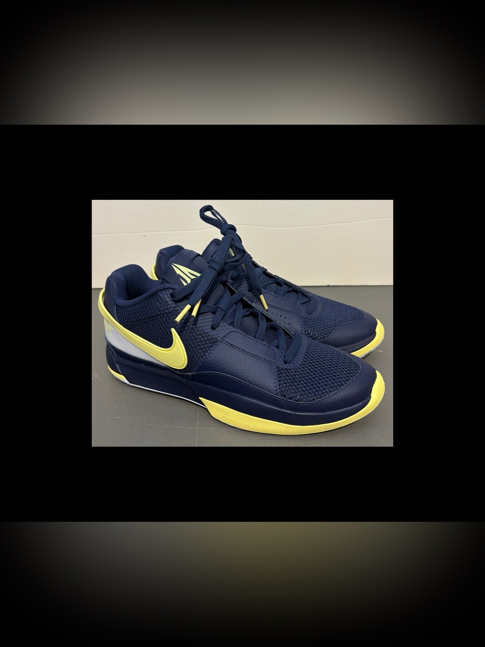 Nike JA 1 'Murray State' Midnight Navy Yellow Men's Size 10 NEW NO BOX!!